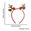 Christmas Hair Band Plastic Flocking Antler Cartoon Headwear