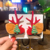 Christmas Moose Antler Hairpin Children Hairpin