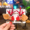 Christmas Moose Antler Hairpin Children Hairpin