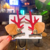 Christmas Moose Antler Hairpin Children Hairpin