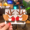 Christmas Moose Antler Hairpin Children Hairpin