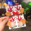 Christmas Moose Antler Hairpin Children Hairpin