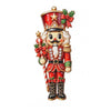 Christmas Nutcracker Soldier Brooch For Women Electroplated Alloy Enamel Cartoon Character Pin With Glaze Drip Finish