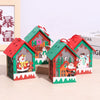 Christmas Pastoral Color Block Wood Holiday Daily