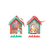 Christmas Pastoral Color Block Wood Holiday Daily