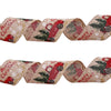 Christmas Ribbon Cloth Cartoon Style For Decorations And Gift Box Packaging