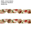 Christmas Ribbon Ornaments Cloth Material Pine Cone Snowflake Style