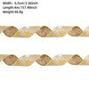 Christmas Ribbon Ornaments Cloth Material Pine Cone Snowflake Style