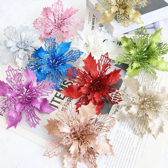Christmas Simple Style Classic Style Flower Plastic Holiday Festival Hanging Ornaments Decorative Props