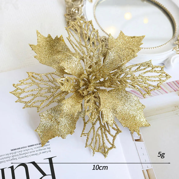 Christmas Simple Style Classic Style Flower Plastic Holiday Festival Hanging Ornaments Decorative Props