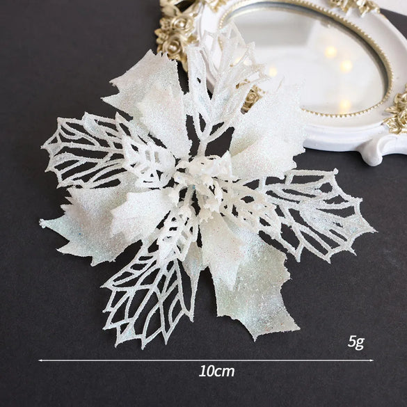 Christmas Simple Style Classic Style Flower Plastic Holiday Festival Hanging Ornaments Decorative Props
