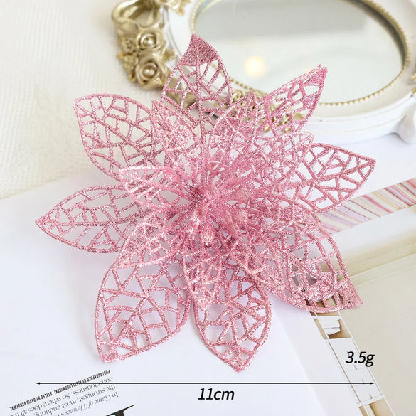 Christmas Simple Style Classic Style Flower Plastic Holiday Festival Hanging Ornaments Decorative Props