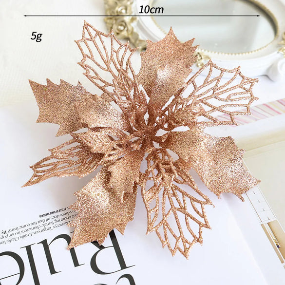 Christmas Simple Style Classic Style Flower Plastic Holiday Festival Hanging Ornaments Decorative Props
