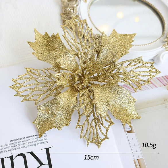 Christmas Simple Style Classic Style Flower Plastic Holiday Festival Hanging Ornaments Decorative Props