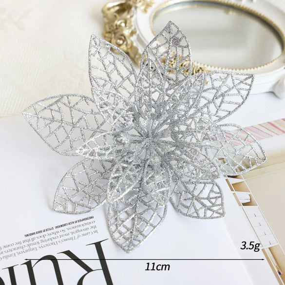 Christmas Simple Style Classic Style Flower Plastic Holiday Festival Hanging Ornaments Decorative Props