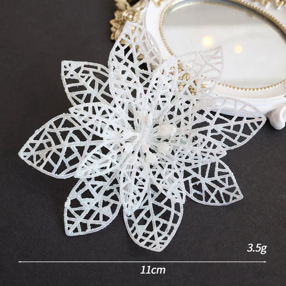 Christmas Simple Style Classic Style Flower Plastic Holiday Festival Hanging Ornaments Decorative Props