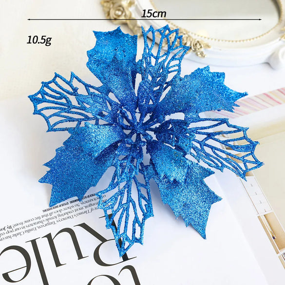 Christmas Simple Style Classic Style Flower Plastic Holiday Festival Hanging Ornaments Decorative Props