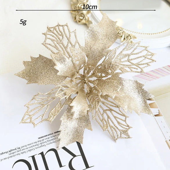 Christmas Simple Style Classic Style Flower Plastic Holiday Festival Hanging Ornaments Decorative Props
