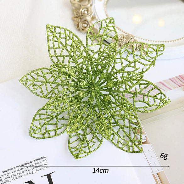 Christmas Simple Style Classic Style Flower Plastic Holiday Festival Hanging Ornaments Decorative Props