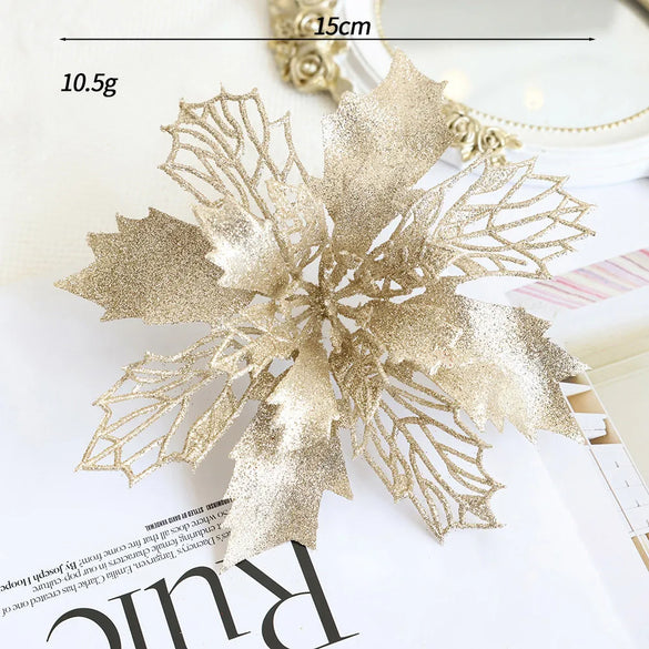 Christmas Simple Style Classic Style Flower Plastic Holiday Festival Hanging Ornaments Decorative Props