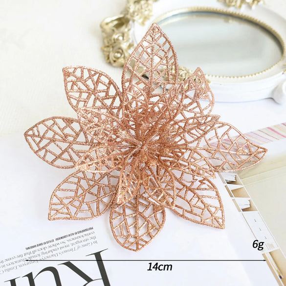 Christmas Simple Style Classic Style Flower Plastic Holiday Festival Hanging Ornaments Decorative Props