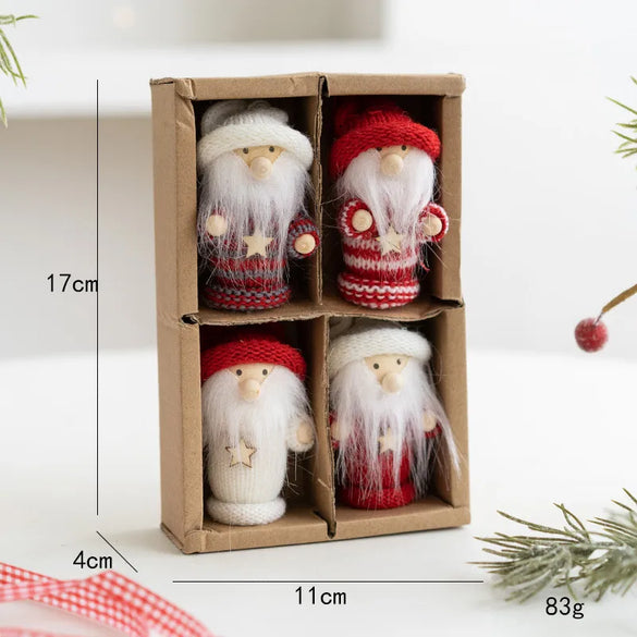 Christmas Simple Style Classic Style Santa Claus Cloth Holiday Daily Hanging Ornaments Decorative Props