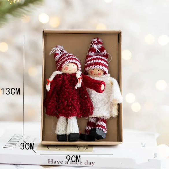 Christmas Simple Style Classic Style Santa Claus Cloth Holiday Daily Hanging Ornaments Decorative Props