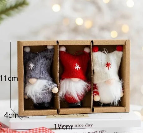 Christmas Simple Style Classic Style Santa Claus Cloth Holiday Daily Hanging Ornaments Decorative Props