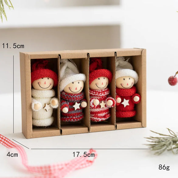 Christmas Simple Style Classic Style Santa Claus Cloth Holiday Daily Hanging Ornaments Decorative Props