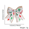 Christmas Small Double Layer Bow Gift Box Decoration Plaid Bow
