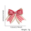 Christmas Small Double Layer Bow Gift Box Decoration Plaid Bow