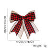 Christmas Small Double Layer Bow Gift Box Decoration Plaid Bow