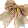 Christmas Small Double Layer Bow Gift Box Decoration Plaid Bow