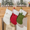Christmas Stocking Gift Bag Doublesided Knitted Plush Holiday Decoration For Festive Gifting And Wholesale