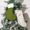 Christmas Stocking Gift Bag Doublesided Knitted Plush Holiday Decoration For Festive Gifting And Wholesale