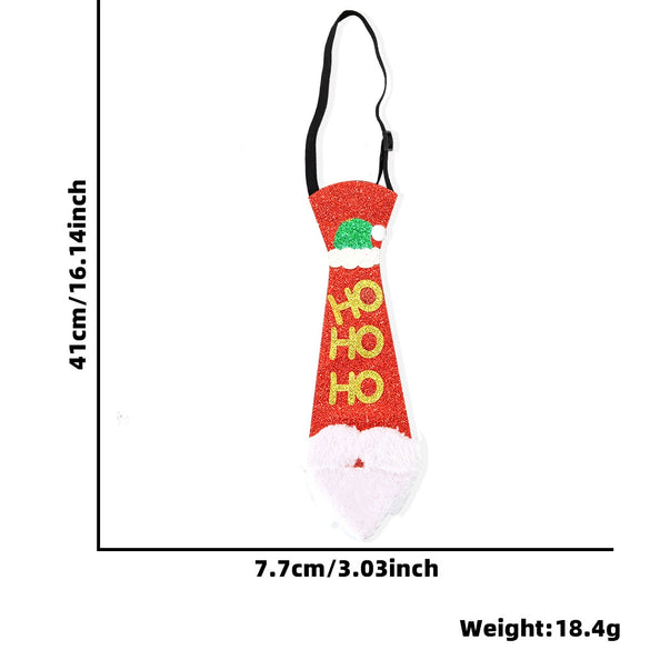 Christmas Tie With Cartoon Santa Elk Christmas Tree Snowman For Children As Party Costume Accessories And Gift