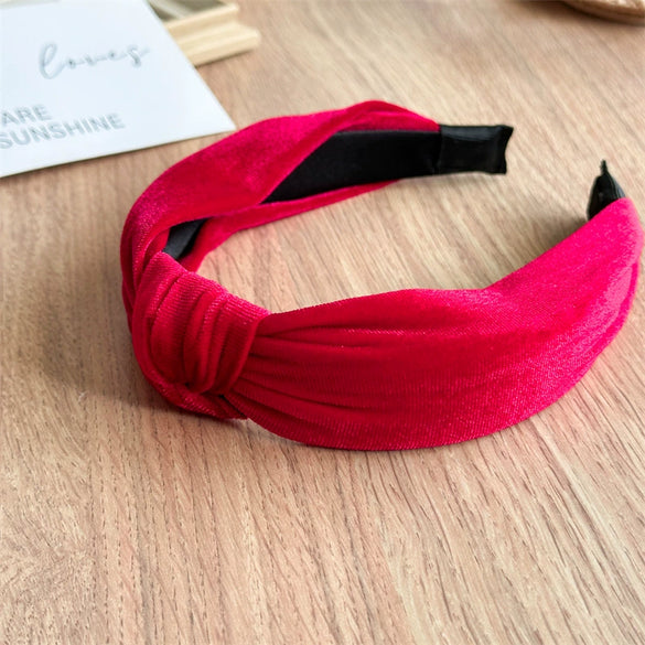 Christmas Velvet Handmade Hair Band For Women