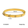 Classic Couple Bracelet In Titanium Steel And Stainless Steel With Star Pattern And Full Diamond Design