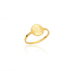 Classic Minimalist Elements Sun Moon Open Ring Stainless Steel Electroplated Jewelry For Men And Women