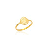 Classic Minimalist Elements Sun Moon Open Ring Stainless Steel Electroplated Jewelry For Men And Women