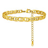 Classic Stainless Steel Letter Anklet Cuban Chain Fashion Summer Anklet For Women And Men