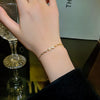 Classic Style Bow Knot Copper Pearl Plating Inlay Zircon Bracelets