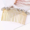 Classic Style Commute Irregular Artificial Crystal Handmade Insert Comb