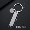 Classic Style Customization Laser Engraving 201 Stainless Steel Plating Unisex Bag Pendant Keychain