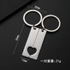 Classic Style Customization Laser Engraving Heart Shape 201 Stainless Steel Plating Unisex Bag Pendant Keychain