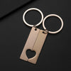 Classic Style Customization Laser Engraving Heart Shape 201 Stainless Steel Plating Unisex Bag Pendant Keychain