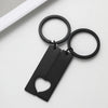 Classic Style Customization Laser Engraving Heart Shape 201 Stainless Steel Plating Unisex Bag Pendant Keychain