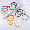 Classic Style Customization Laser Engraving Heart Shape 201 Stainless Steel Rope Cord String String Bracelets Wholesale