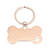 Classic Style Customization Laser Engraving Unforgettable 201 Stainless Steel Unisex Bag Pendant Keychain