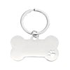 Classic Style Customization Laser Engraving Unforgettable 201 Stainless Steel Unisex Bag Pendant Keychain